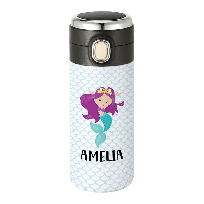 Custom Kids Tumbler Stainless Steel Water Bottle - Birthday Party Favors Gifts-Set of 1-Andaz Press-Safari Animals-