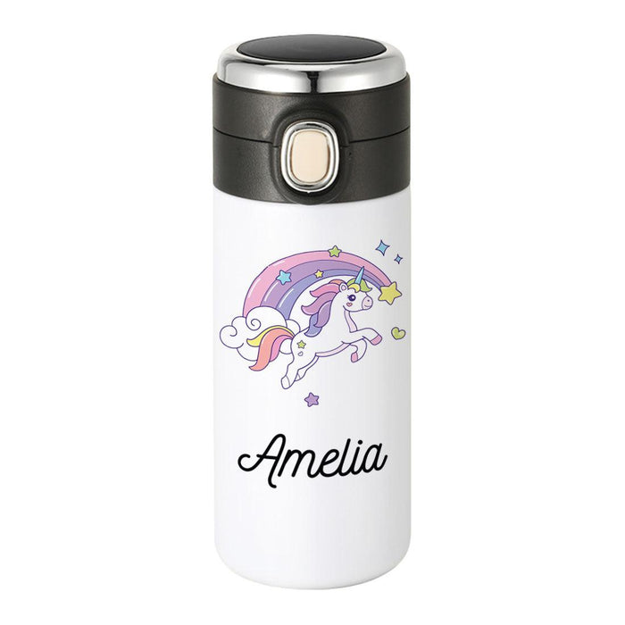 Custom Kids Tumbler Stainless Steel Water Bottle - Birthday Party Favors Gifts-Set of 1-Andaz Press-Safari Animals-