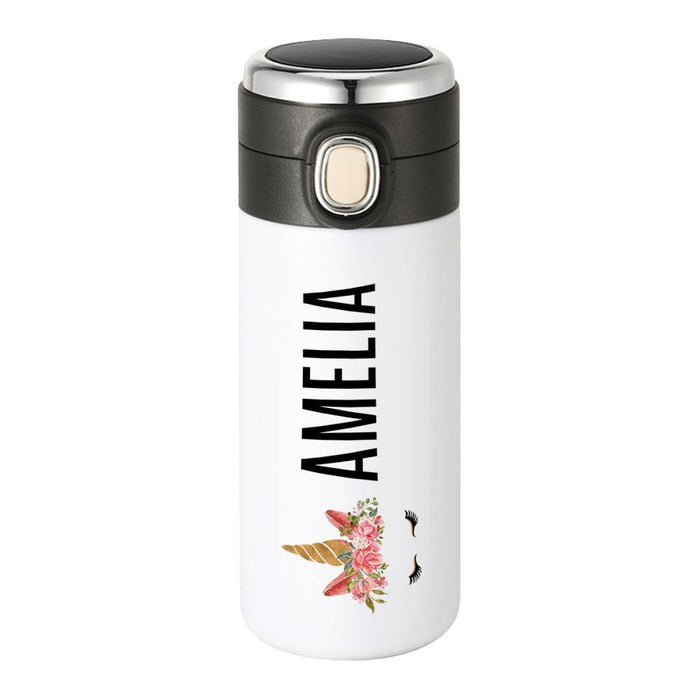 Custom Kids Tumbler Stainless Steel Water Bottle - Birthday Party Favors Gifts-Set of 1-Andaz Press-Safari Animals-