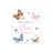 Custom Large Canvas Welcome Sign for Kids Birthday Party, Birthday Welcome Sign, Guestbook Alternative-Set of 1-Andaz Press-Butterfly-