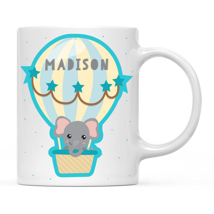 Custom Milk Hot Chocolate Kids Part 1 Coffee Mug-Set of 1-Andaz Press-Baby Elephant-
