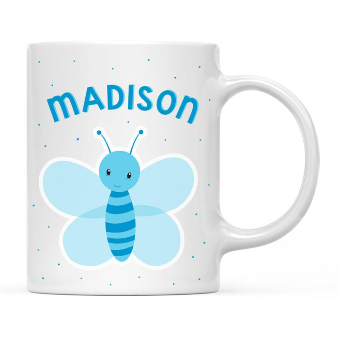 Custom Milk Hot Chocolate Kids Part 1 Coffee Mug-Set of 1-Andaz Press-Baby Butterfly-