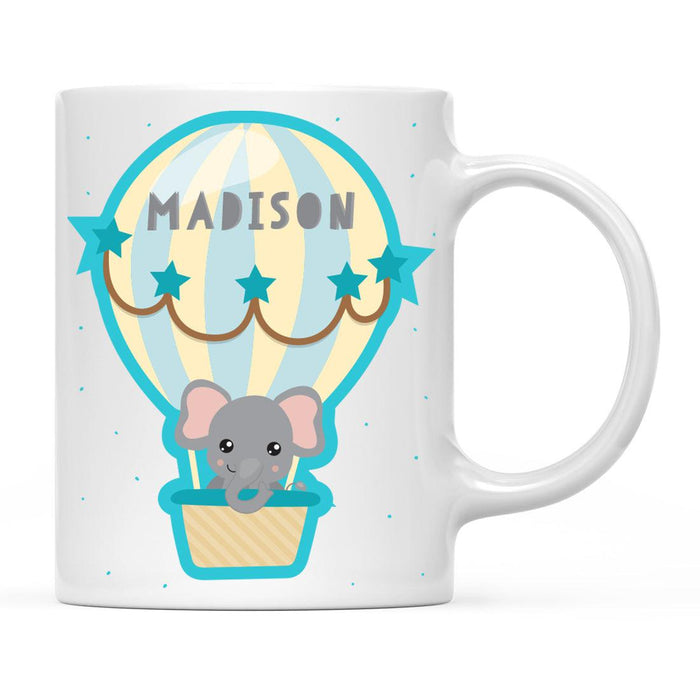 Custom Milk Hot Chocolate Kids Part 1 Coffee Mug-Set of 1-Andaz Press-Elephant-