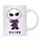 Custom Milk Hot Chocolate Kids Part 1 Coffee Mug-Set of 1-Andaz Press-Halloween Skull-