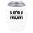 Custom Mother's Day Wine Tumbler with Lid 12oz Stemless Stainless Steel Insulated-Set of 1-Andaz Press-Mom Custom Names-