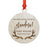 Custom Name Laser Engraved Wood Christmas Ornament, Deer Antlers-Set of 1-Andaz Press-Quinceañera-
