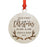 Custom Name Laser Engraved Wood Christmas Ornament, Deer Antlers-Set of 1-Andaz Press-Quinceañera-