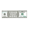 Custom Office Desk Name Plate, Acrylic Custom Text Plate for Home, Desk, Teacher, Boss, Work-Set of 1-Andaz Press-100 Dollar Bill-