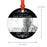 Custom Ornament 20XX Memorial Christmas Ornament Round Metal for Loss Of Loved One Bereavement Sympathy-Set of 1-Andaz Press-Forever In Our Hearts-