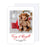Custom Pet Holiday Christmas Cards with Envelopes, Holiday Photo Greeting Cards-Set of 24-Andaz Press-Furry & Bright Merry Christmas-