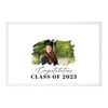 Custom Photo Graduation Signature Frame Guest Book Alternative, Set of 1-Set of 1-Andaz Press-Brushstroke Photo-