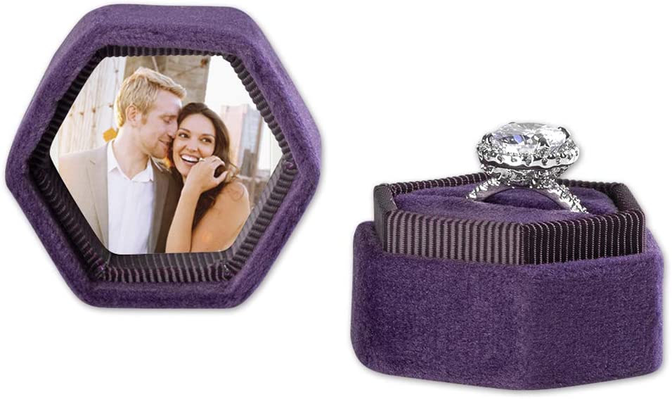 Deep Purple Enamel Ring With Diamond Centerstone The Heritage