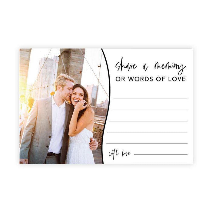 Custom Photo Share a Memory Cards for Weddings, Celebrations, and Life Events-Set of 52-Andaz Press-Custom Photo-