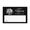 Custom Photo Share a Memory Cards for Weddings, Celebrations, and Life Events-Set of 52-Andaz Press-Round Rose-