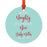 Custom Pregnancy Announcement Round Metal Christmas Ornaments, Includes Ribbon and Gift Bag-Set of 1-Andaz Press-Grandparents-