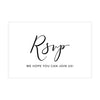 Custom RSVP Postcards for Wedding Cardstock Response Reply Cards-Set of 56-Andaz Press-Minimal Modern-