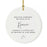 Custom Round Ceramic Porcelain Christmas Tree Ornament Engagement Handdrawn-Set of 1-Andaz Press-Heaven in Our Home-