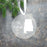 Custom Round Clear Acrylic US State Christmas Ornament Keepsake, Long Distance Christmas Ideas-Set of 1-Andaz Press-Alabama-