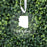 Custom Round Clear Acrylic US State Christmas Ornament Keepsake, Long Distance Christmas Ideas-Set of 1-Andaz Press-Alabama-