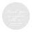 Custom Round Clear Wedding Sticker Labels with White Ink-Set of 40-Andaz Press-Monogram Wreath-