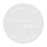 Custom Round Clear Wedding Sticker Labels with White Ink-Set of 40-Andaz Press-Monogram Wreath-