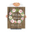Custom Rustic Woodland Baby Shower Canvas Welcome Signs-Set of 1-Andaz Press-Rustic Wood Floral Wreath-