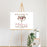 Custom Rustic Woodland Baby Shower Canvas Welcome Signs-Set of 1-Andaz Press-Rustic Wood Floral Wreath-