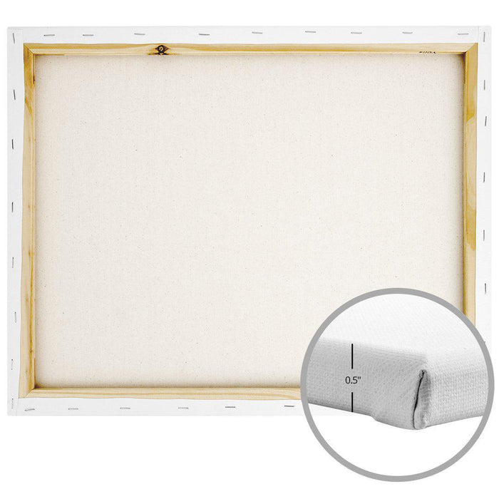 Custom State Canvas Wedding Guestbook Welcome Signs-Set of 1-Andaz Press-Rustic Wood Two States Where We Met-