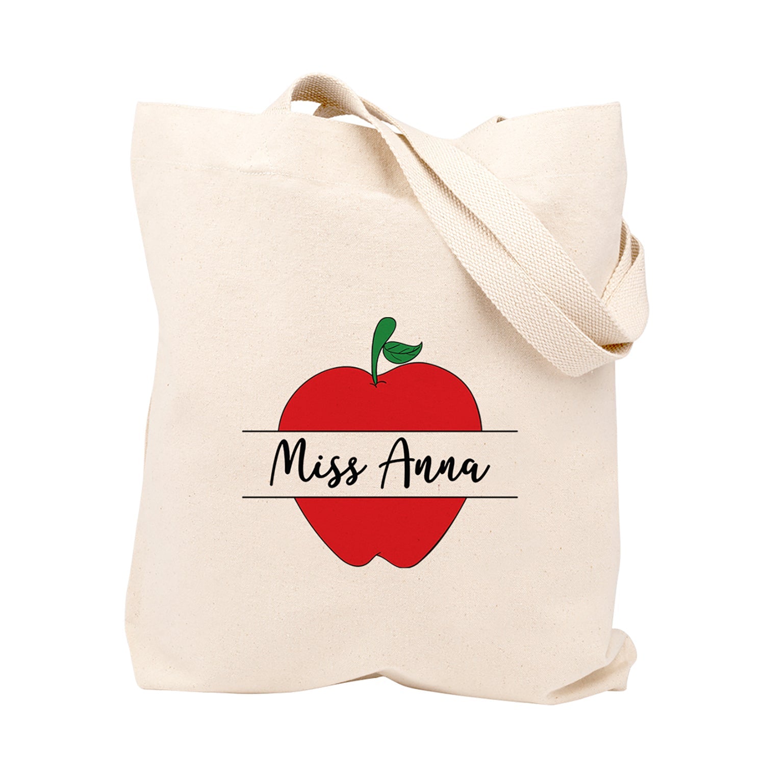 Personalized Teacher's Appreciaton Camvas Tote Bags w/Name & Text - 9  Design Custom Teachers Day Bag Gifts for Teacher Customized Canvas Gift  Women