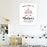 Custom Unicorn Baby Shower Canvas Welcome Signs-Set of 1-Andaz Press-Watercolor Unicorn-