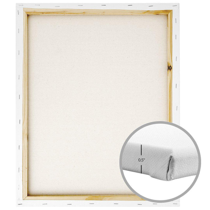 Custom Unplugged Ceremony Canvas Wedding Signs-Set of 1-Andaz Press-Enjoy This Moment With Us-