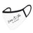 Custom Wedding Collection Face Mask, Reusable White Cloth Face Masks with 1 Replaceable PM 2.5 Protection Filter-Set of 1-Andaz Press-Quarantined-