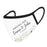 Custom Wedding Collection Face Mask, Reusable White Cloth Face Masks with 1 Replaceable PM 2.5 Protection Filter-Set of 1-Andaz Press-Quarantined-