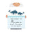 Custom Whale Baby Shower Canvas Welcome Signs-Set of 1-Andaz Press-Baby Whale-