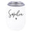 Custom Wine Tumbler with Lid Stemless Stainless Steel Insulated Gift for Wedding Engagement Bridal Shower Gifts-Set of 1-Andaz Press-Bridesmaid Custom-
