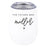 Custom Wine Tumbler with Lid Stemless Stainless Steel Insulated Gift for Wedding Engagement Bridal Shower Gifts-Set of 1-Andaz Press-Bridesmaid Custom-