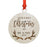 Custom Year Family Laser Engraved Wood Christmas Ornament, Deer Antlers Design 1-Set of 1-Andaz Press-Mommy Mommy-