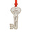 Custom Year in Our New Home Engraved Real Natural Wood Christmas Ornament-Set of 1-Andaz Press-Our New Home Key Shape-