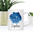 Custom Zodiac Blue Watercolor Ceramic Coffee Mug-Set of 1-Andaz Press-Aries-
