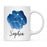 Custom Zodiac Blue Watercolor Ceramic Coffee Mug-Set of 1-Andaz Press-Libra-