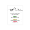 Distance Wedding Canvas Party Sign 16 x 20-inch Welcome Family and Friends with 150-Pack Silicone Wristbands-Set of 1-Andaz Press-