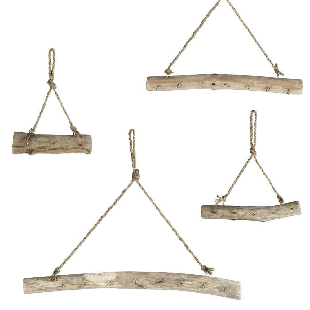 Driftwood Jewelry Holders-Set of 4-Koyal Wholesale-