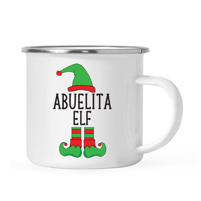 Elf Design Spanish Family Campfire Coffee Mug-Set of 1-Andaz Press-Abuela-