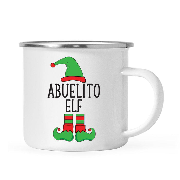 Elf Design Spanish Family Campfire Coffee Mug-Set of 1-Andaz Press-Abuela-