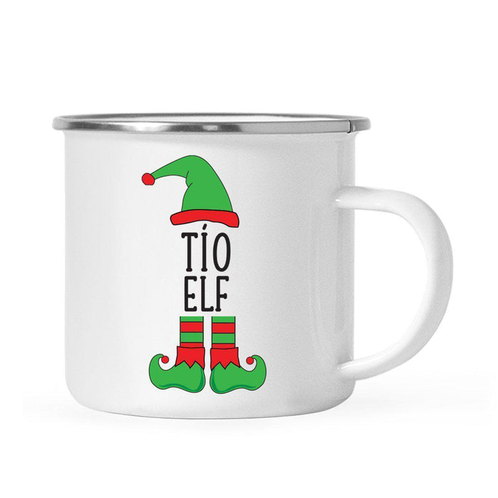 Elf Design Spanish Family Campfire Coffee Mug-Set of 1-Andaz Press-Tío-