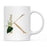Exotic Tropical Monogram Ceramic Coffee Mug-Set of 1-Andaz Press-Letter A-