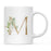 Exotic Tropical Monogram Ceramic Coffee Mug-Set of 1-Andaz Press-Letter A-