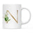 Exotic Tropical Monogram Ceramic Coffee Mug-Set of 1-Andaz Press-Letter A-