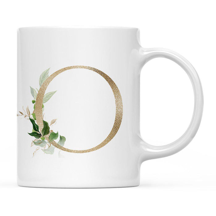 Exotic Tropical Monogram Ceramic Coffee Mug-Set of 1-Andaz Press-Letter A-