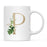 Exotic Tropical Monogram Ceramic Coffee Mug-Set of 1-Andaz Press-Letter A-